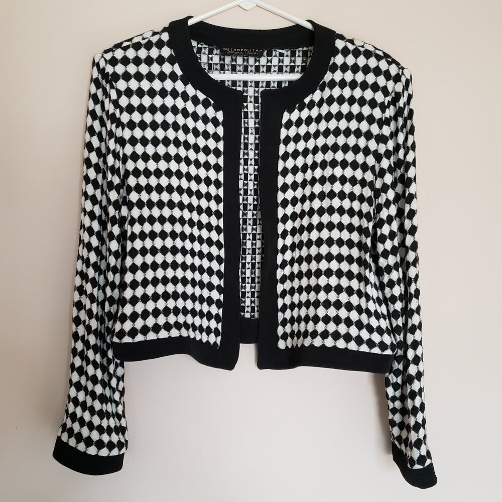Metropolitan New York Short Crop Light Weight Cardigan